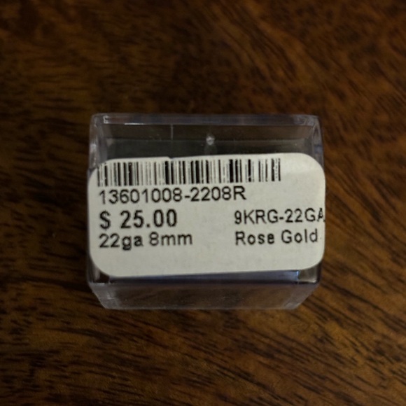 Rose Gold Nose Ring - Picture 3 of 3